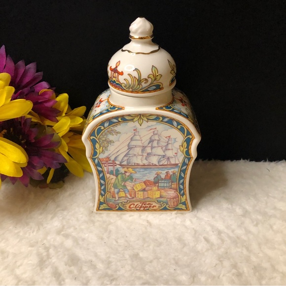 Sadler, The World Of Tea Collection "Tea Clipper Caddy” Excellent Vintage Cond. - Picture 14 of 16